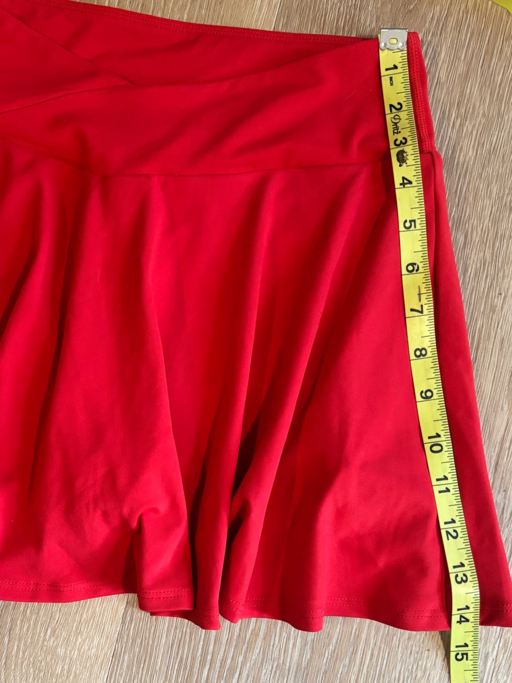 Fabletics Red Flared Skort - Picture 3 of 6